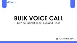 Bulk Voice Call Solutions to Reach Thousands Instantly