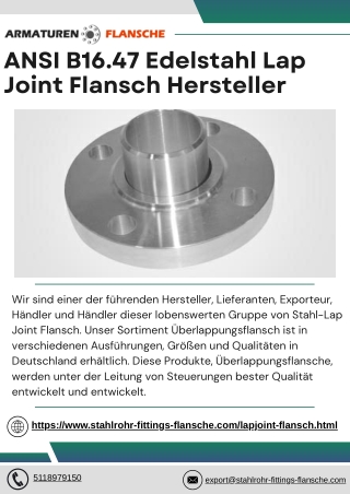 Lap Joint Flansch