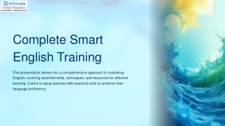 Smart English Course for Everyday Speaking and Grammar