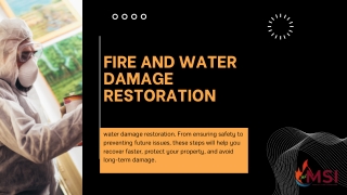 Fire And Water Damage Restoration