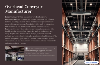 Overhead-Conveyor-Manufacturer