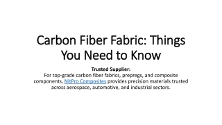 Carbon Fiber Fabric