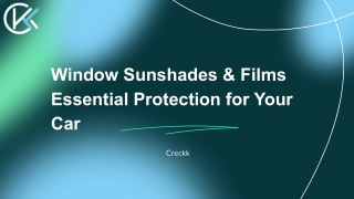 "Window Sunshades & Films for Cars, UV Protection and Heat Control"