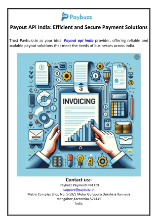 Payout API India: Efficient and Secure Payment Solutions