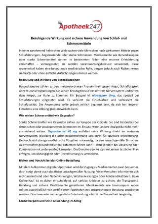 Oxycodon Hcl 40 Mg | Apotheek247