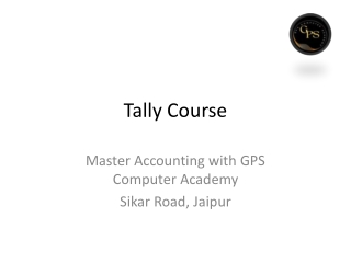 tally courses in jaipur