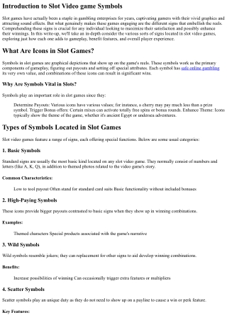 Discovering the Different Kinds Of Icons in Port Gamings