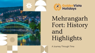 Mehrangarh Fort History and Highlights