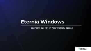 Eternia Windows - Bedroom Doors