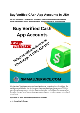 Buy Verified CAsh App Accounts In USA (1)