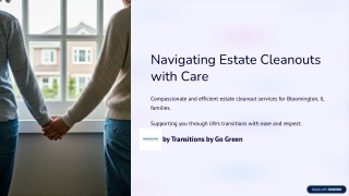 Estate Cleanout Services Bloomington IL