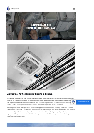 Commercial Air Conditioning Brisbane