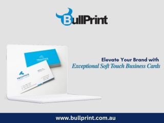 Elevate Your Brand with Exceptional Soft Touch Business Cards