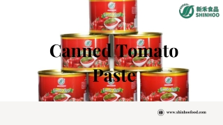 Canned Tomato Paste