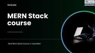 Best Mern Stack Course in Jalandhar