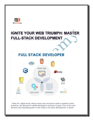 full stack web development