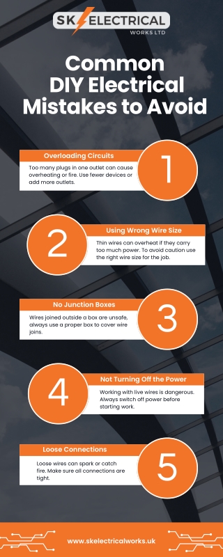 Common DIY Electrical Mistakes To  Avoids