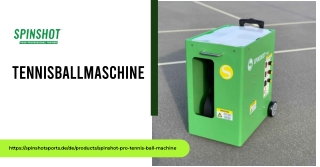 Tennisballmaschine kaufen bei Spinshot Sports DE – Ihr Trainingspartner für jede Spielstufe