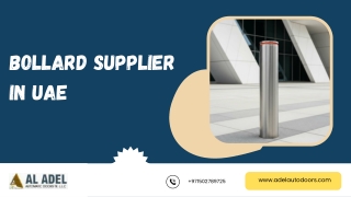 bollard supplier in uae