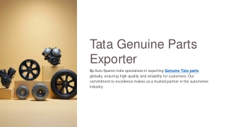 Tata Genuine Parts Exporter