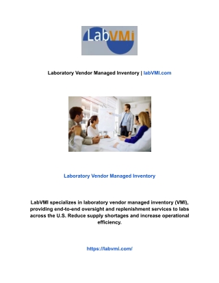 Laboratory Vendor Managed Inventory | labVMI.com