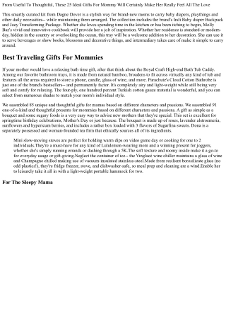 67 Best Gifts For Mothers In 2024