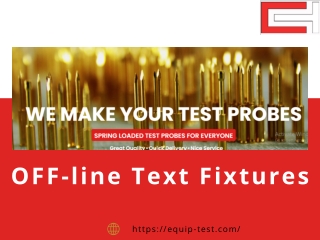 Off-line Text Fixtures