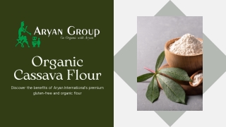 Organic Cassava Flour - Nutrient Rich Gluten-Free Baking Essential