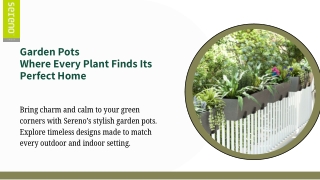 Garden Pots for Every Plant Lover