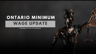 Ontario Minimum Wage Update 2025 Paralegal Services for Employers