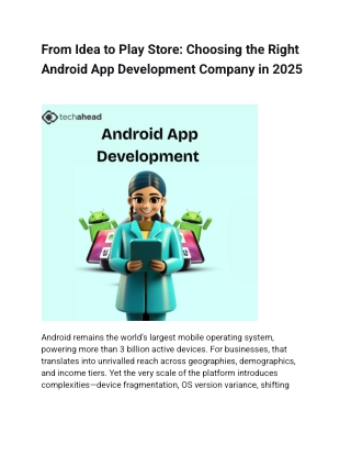Enterprise-Grade Android Solutions—Fast & Future-Proof