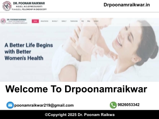 Hysterectomy Surgery in Indore | Dr. Poonam Raikwar