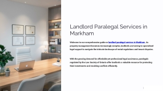 How to Resolve Tenant Issues Legally with a Landlord Paralegal in Markham?