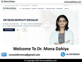 Best IVF Centre in Noida | Dr. Mona Dahiya