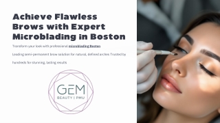 Achieve Flawless Brows with Expert Microblading in Boston