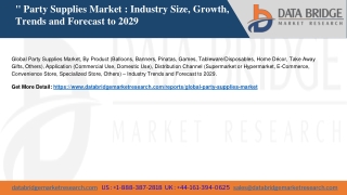 Global Party Supplies Market