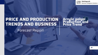 Acrylic polyol Production and Price PDF