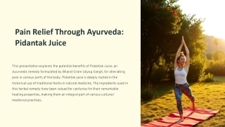 Pain-Relief-Through-Ayurveda-Pidantak-Juice