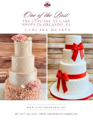 One of the Best: Try Cupcake at Cake Shops in Orlando, FL