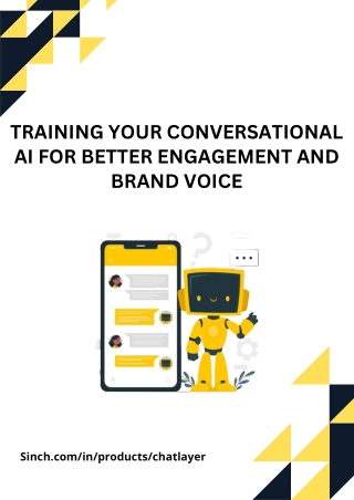 Training Your Conversational AI for Better Engagement and Brand Voice