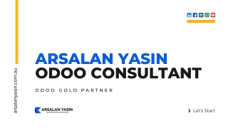 Arsalan Yasin - Odoo Key Features & Overview