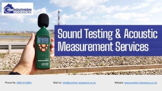 Sound Testing and Acoustic Measurement Services | Southern Assessors UK