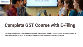 GST Full Course with e-Filing – Practical Guide to Compliance