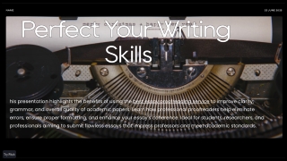 "Best Essay Proofreading Service: Enhance Your Writing to Perfection"