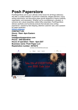 Posh Paperstore(1)