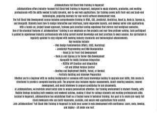 Full Stack Web Training in Nagercoil