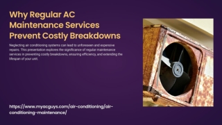 Why Regular AC Maintenenace Services Prevent Costly Breakdown