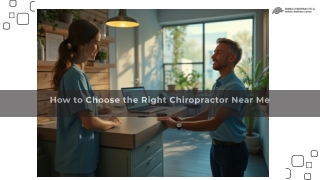 How to Choose the Right Chiropractor Near Me
