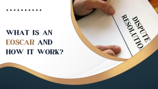 What is an eOSCAR and How does it Work?