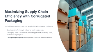 Top Corrugated Box Manufacturers in Chennai